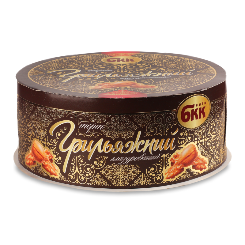 Торт Грильяжний глазурований 850г БКК