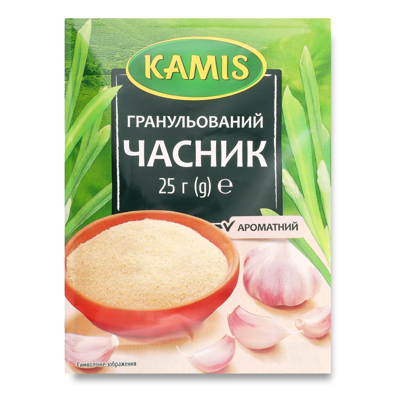 Часник гранульований 25г Kamis