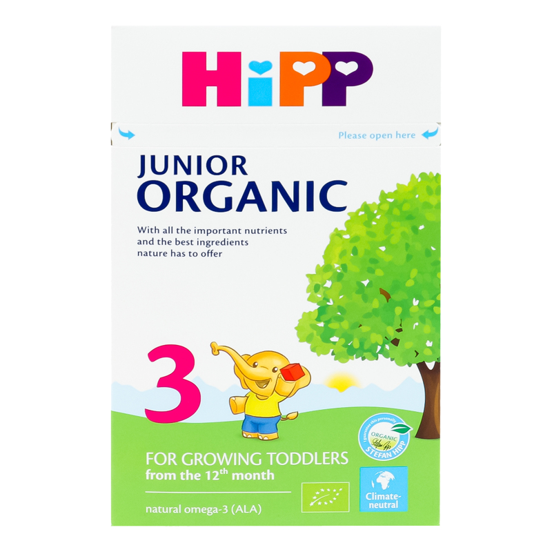 Молоко сухое для детей от 12мес №3 Organic Junior Hipp к/у 500г Hipp ...