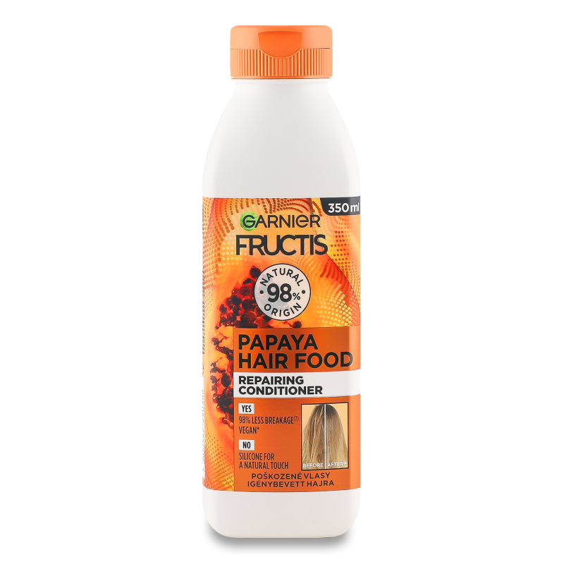 Бальзам-ополіскувач Fructis Папайя Відновлення д/пошкодженого волосся 350мл Garnier