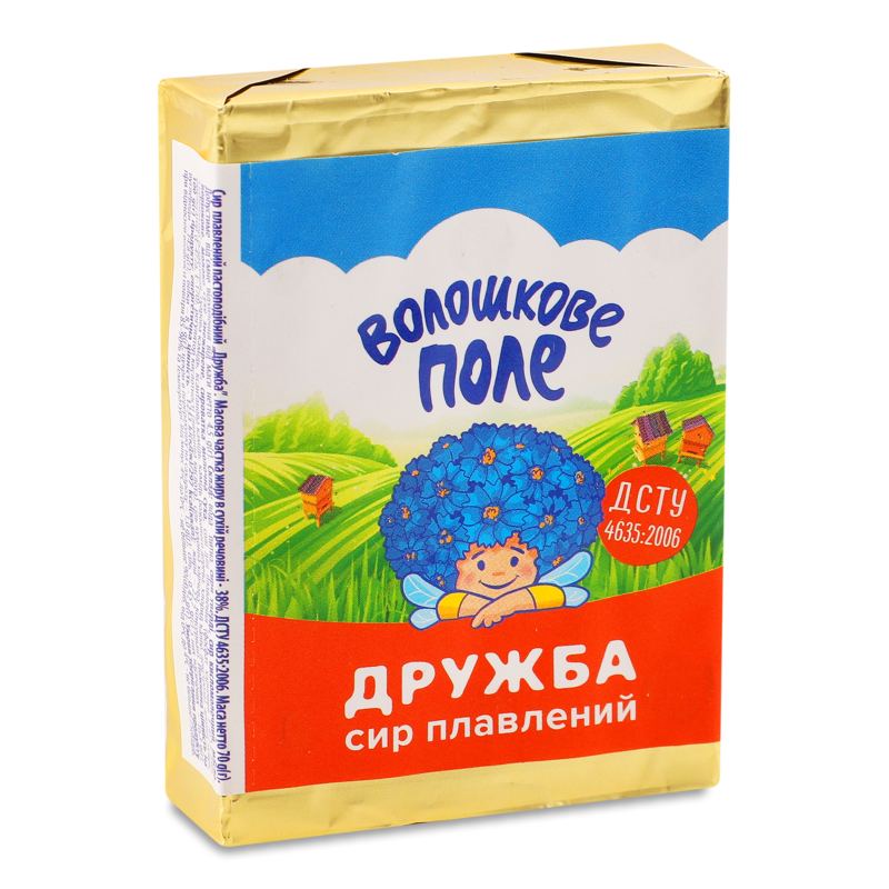 Сир плавлений Дружба 38% 70г Волошкове поле