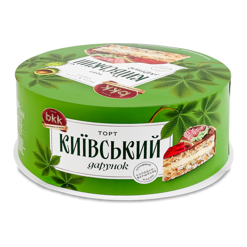 Торт Київський дарунок з арахісом 450г БКК
