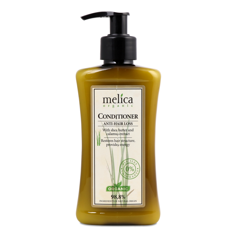 Бальзам-кондиціонер Живильний з маслом Ши та екстрактом аїру 300мл Меліса Органік