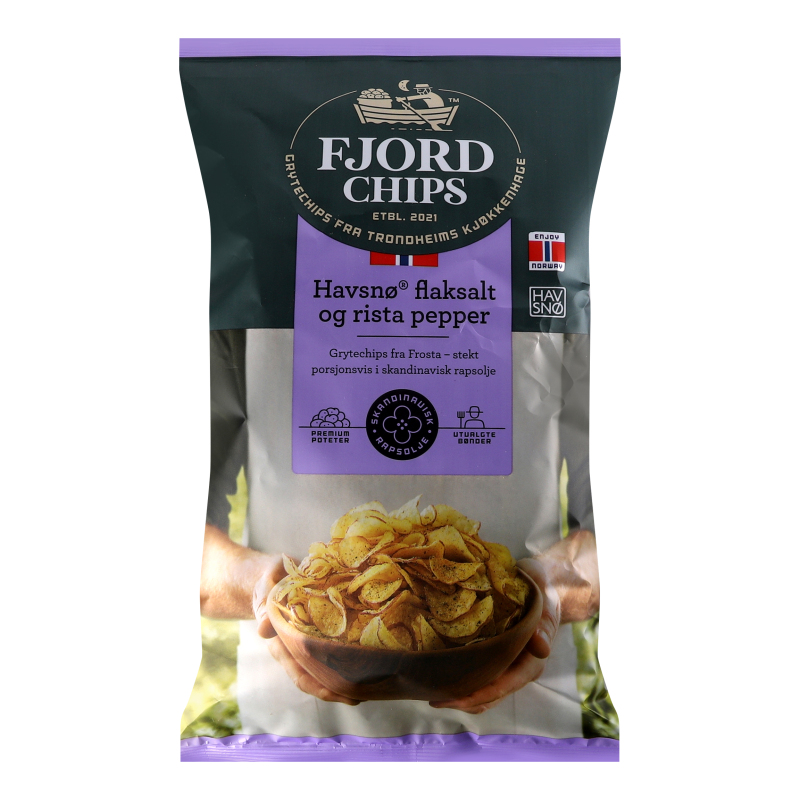 こぶとりページ Чипси Fjord Chips Havsno картоп морськ сіль перець(37073298000148