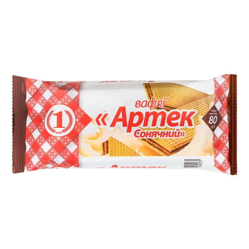 Вафлі Артек Сонячний ТМ "1" м/у
