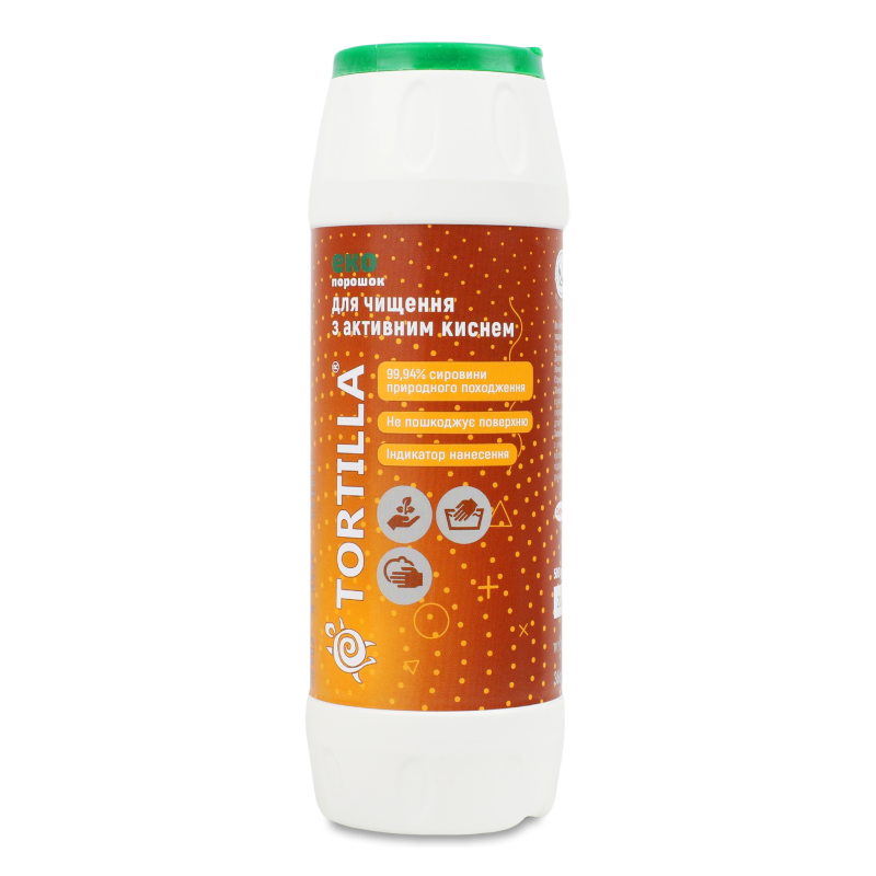 Засіб д/чищення Еко з активнем киснем порошкоподібний 500г Тортілла