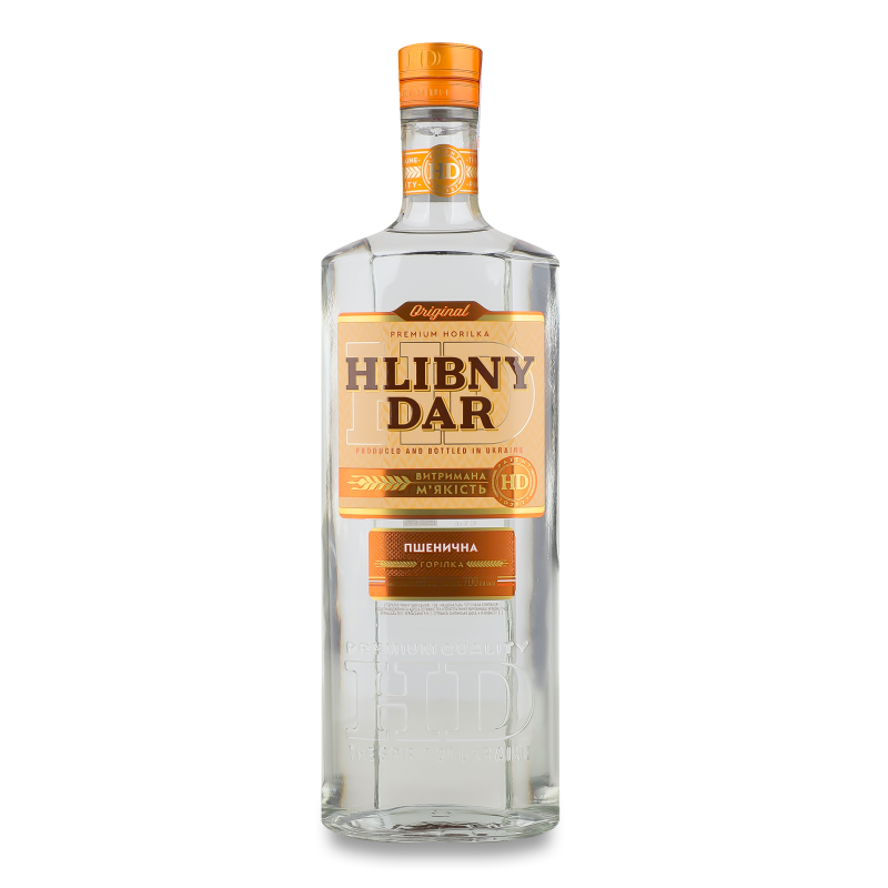 Горілка Пшенична 40% 0,7л Hlibny Dar