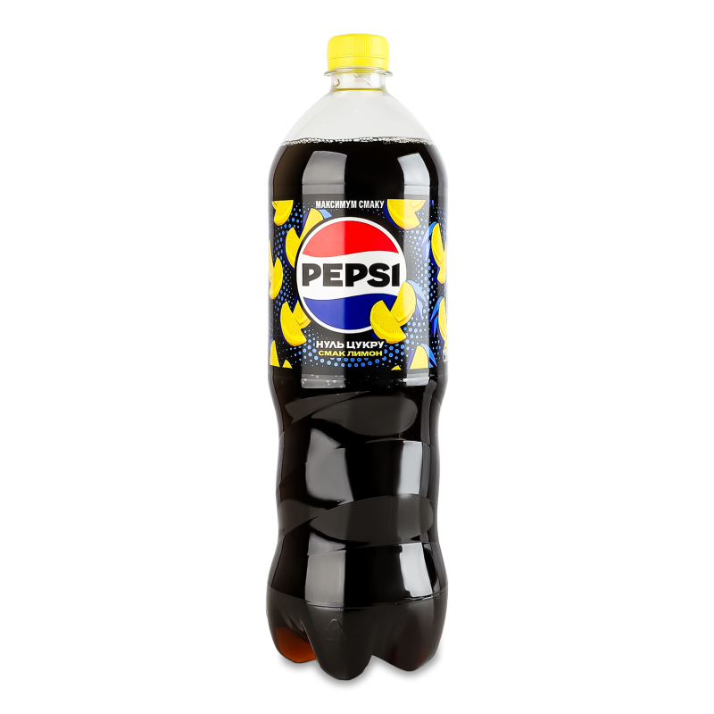 Напій безалкогольний Смак лимона без цукру сильногазований 1,25л пет Pepsi