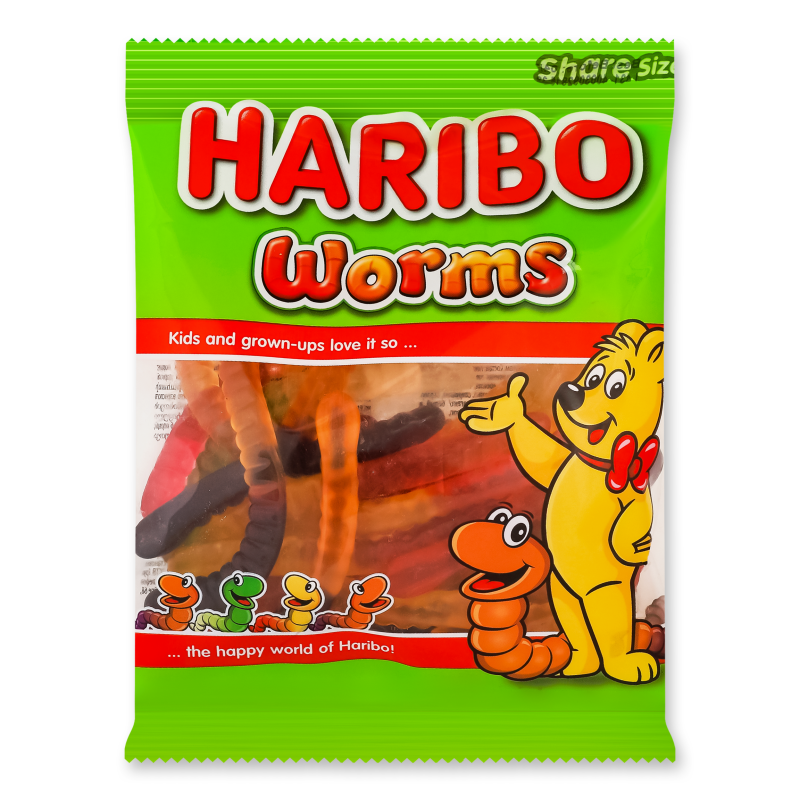 Цукерки жувальні Worms 150г Haribo
