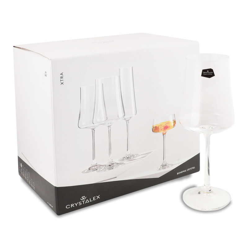 Келих д/вина Extra 360мл 6шт Bohemia