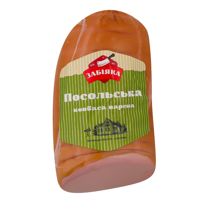 Ковбаса варена Посольська Забіяка в/с кг