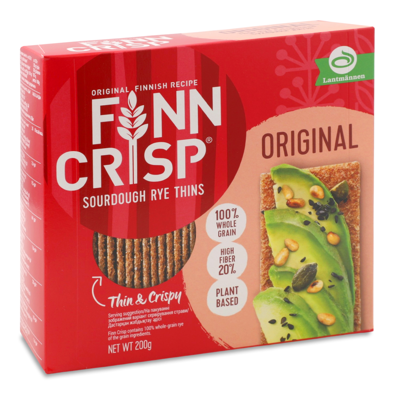 Сухарики житні Original 200г Finn Crisp