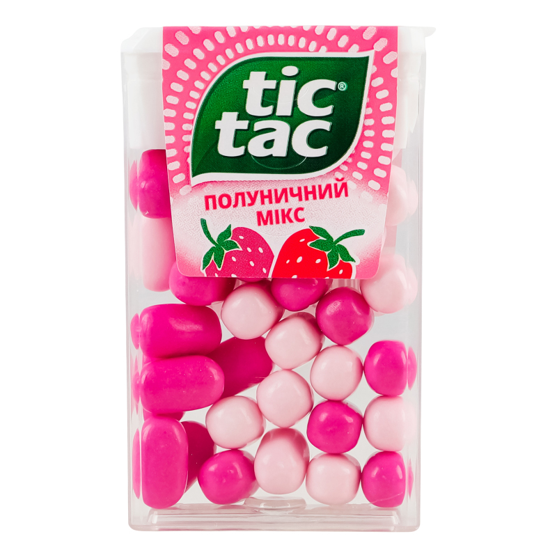 Драже Клубничный микс Tic Tac п/у 18г Tic Tac(8000500356685