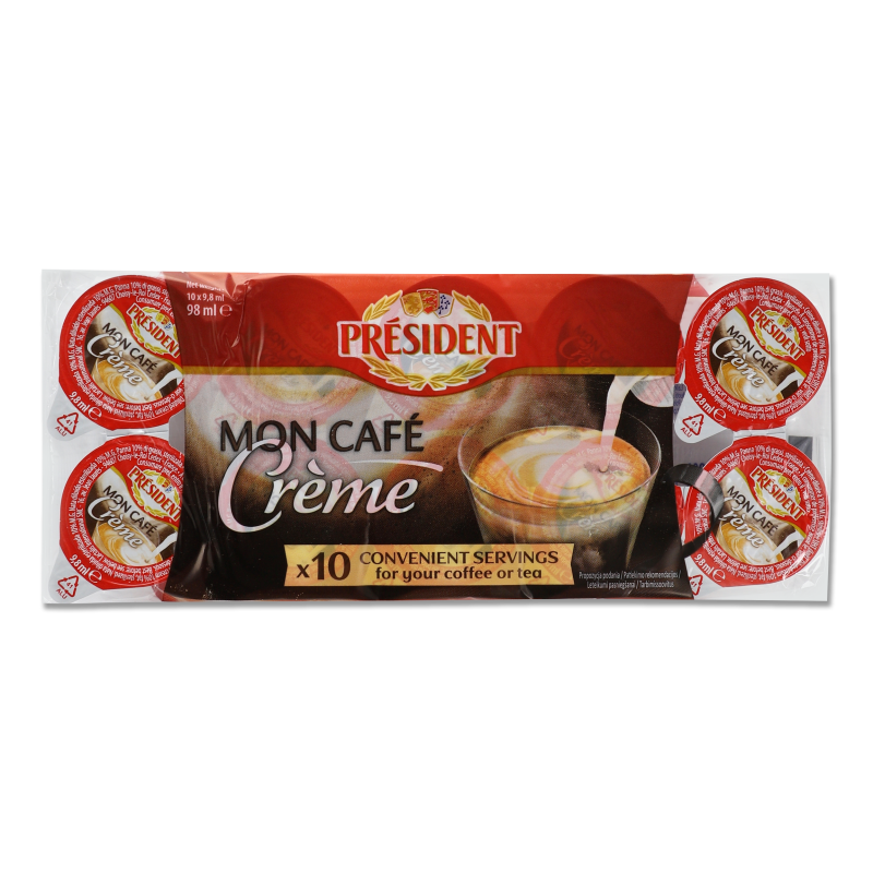 Вершки порційні 10% 10*10г President