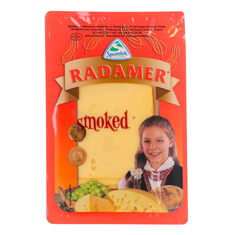 Сир 45% твердий копчений Radamer Spomlek лоток