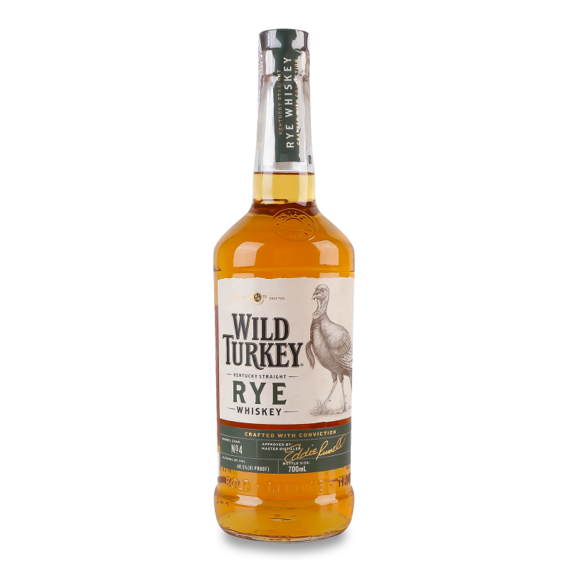 Віскі Bourbon Rye 4роки 40,5% 0,7л Wild Turkey