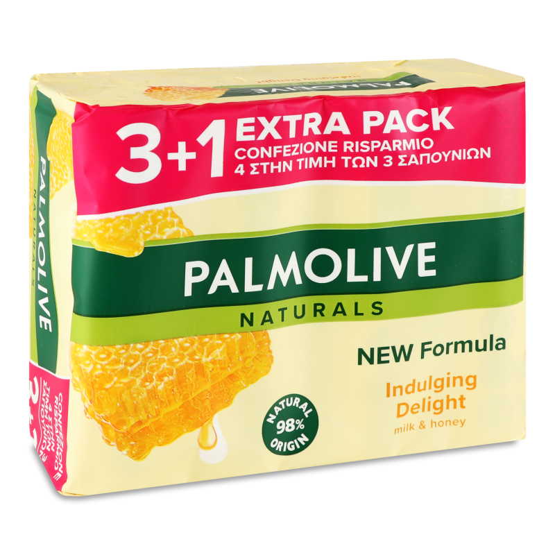 Мило Naturals Milk&Honey 4*90г Palmolive