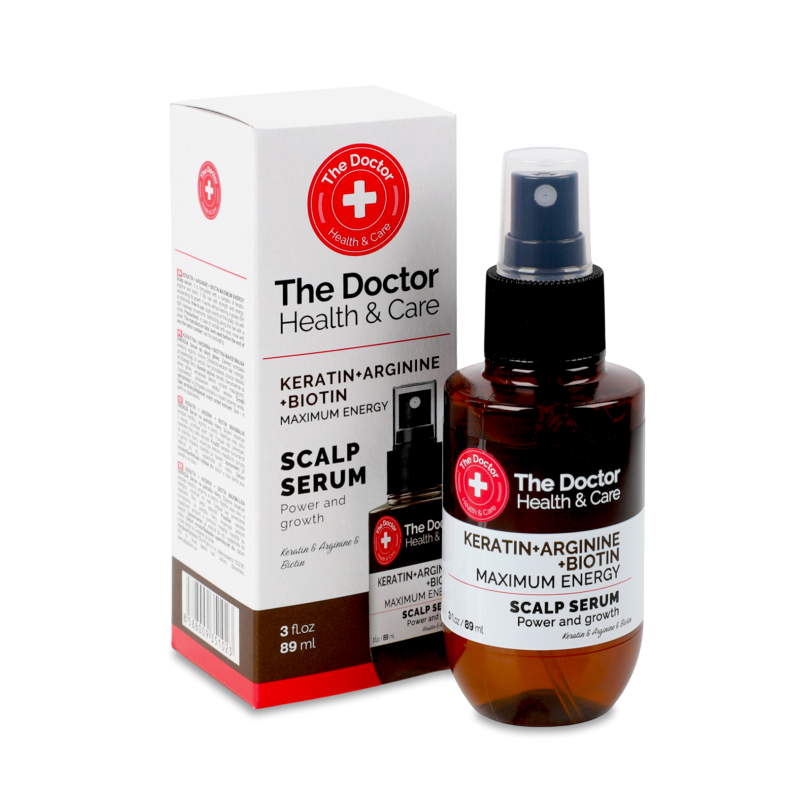 Сироватка д/волосся Максимальна сила Кератин аргінін та біотин 89мл Зе Доктор Хелз енд Кеа