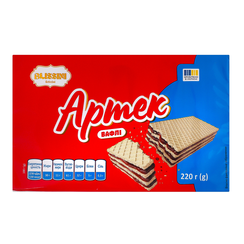 Вафлі Артек Blissini м/у