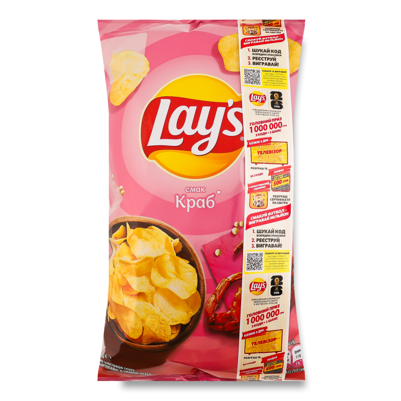Чипси з смаком краба 60г Lay’s
