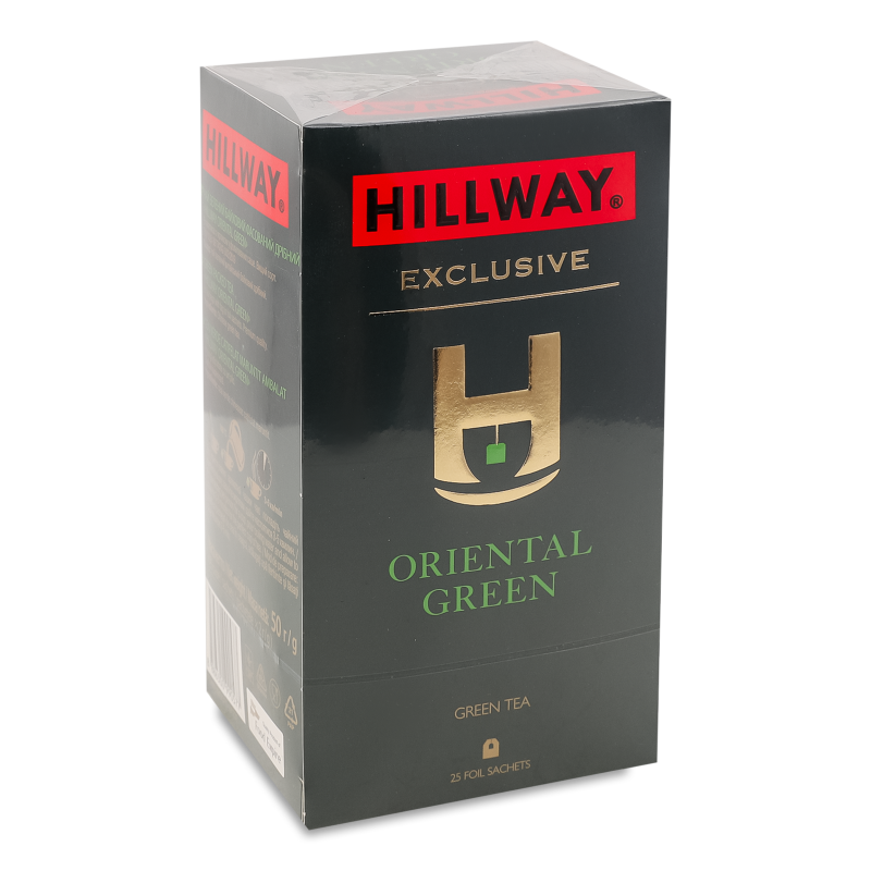 Чай Exclusive Oriental Green зелений байховий 25*2г Hillway