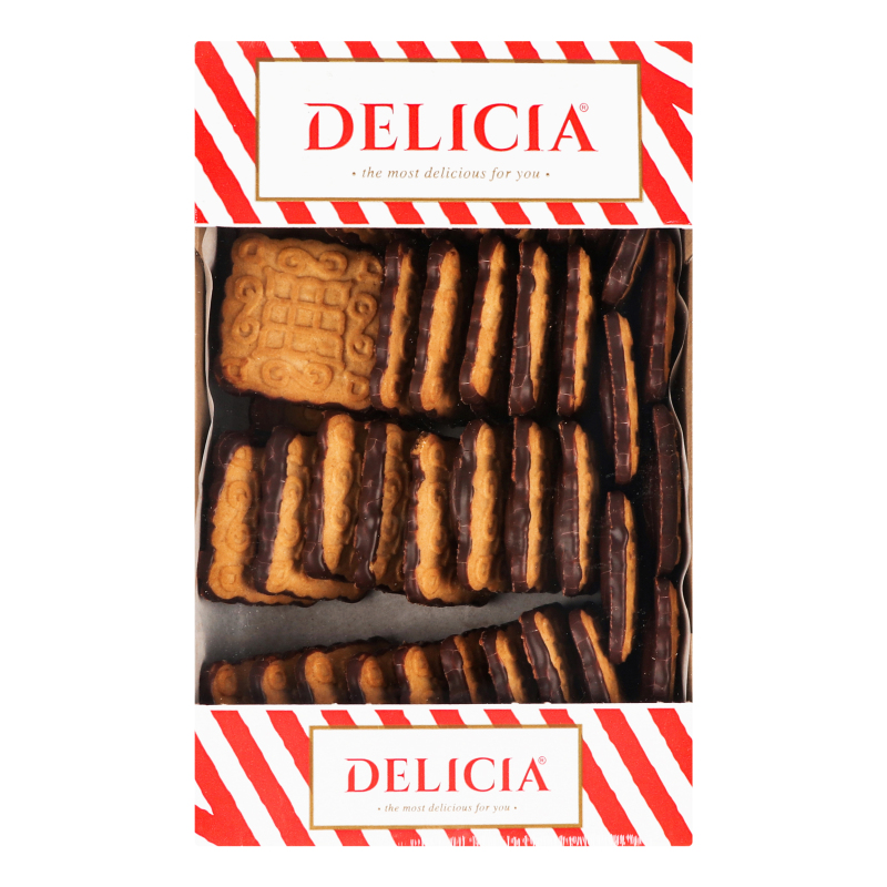 Печиво здобне зі смаком малини Маргаритка Delicia к/у