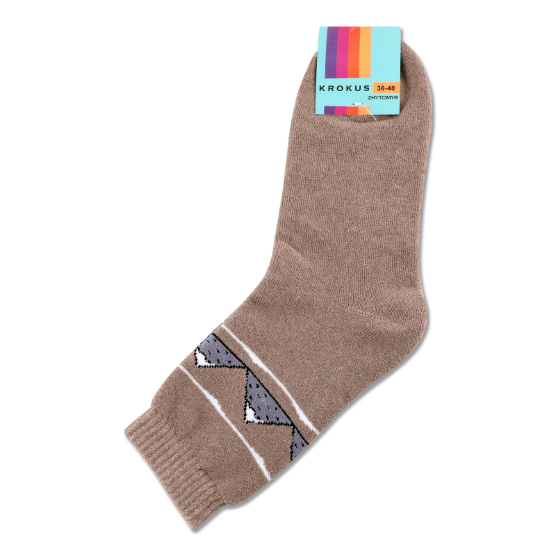 Шкарпетки жіночі Гори махрові високі р.36-40 Krokus