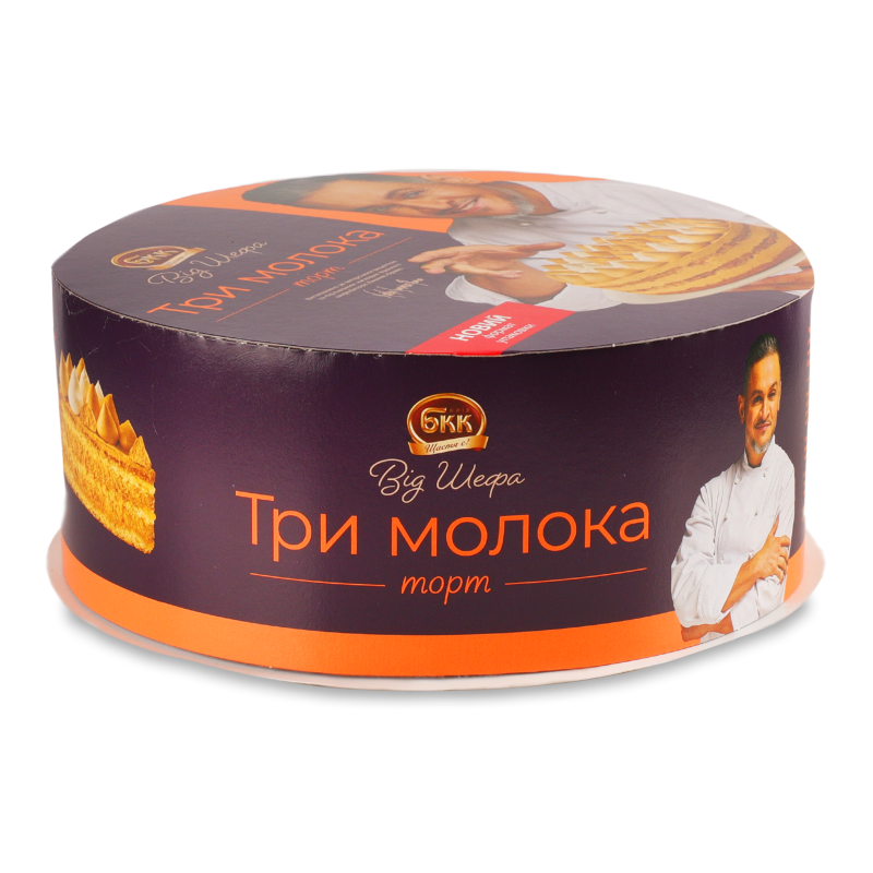 Торт Три молока від Шефа 500г БКК