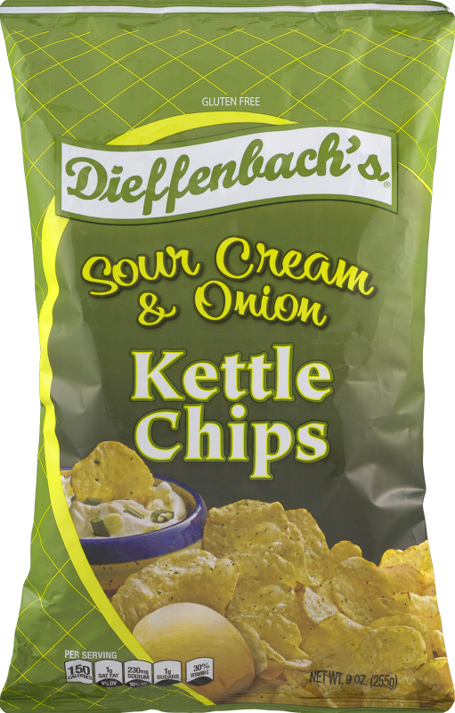 Dieffenback's Kettle Chips Sour Cream & Onion Dieffenbach's
