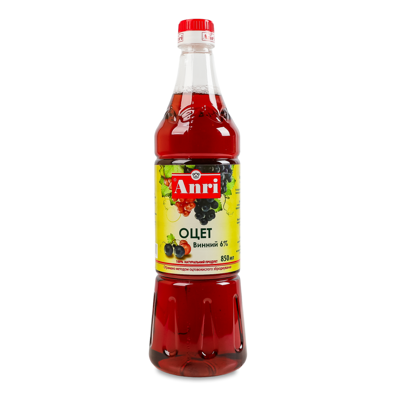 Оцет винний 6% 850мл пет Anri