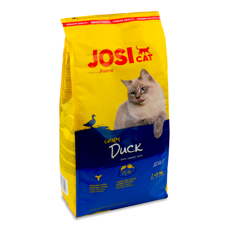 Корм д/котів ЙозіКет Хрустка качка сухий 1,9кг Йозера