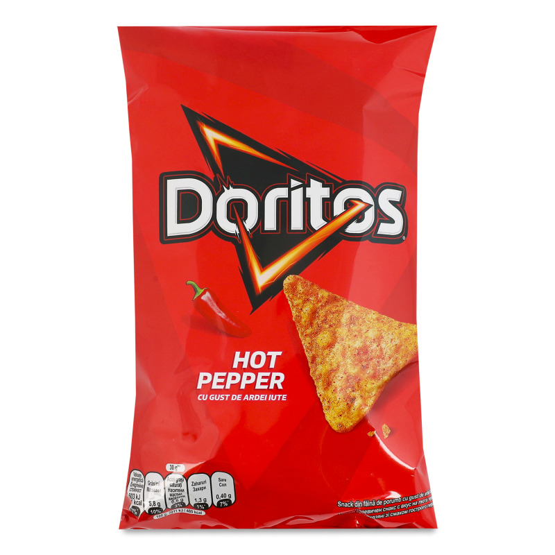 Чипси кукурудзяні з смаком Hot pepper 90г м/у Doritos