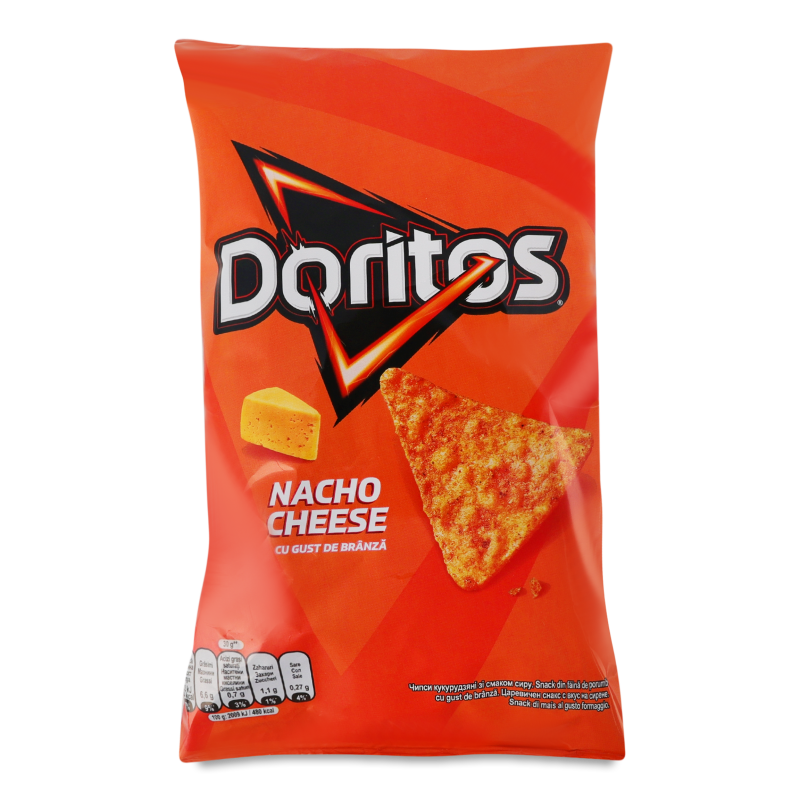 Чипси кукурудзяні з смаком Nacho cheese 90г м/у Doritos