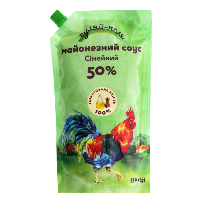 Соус майонезний 50% Сімейний Гуляй-поле д/п