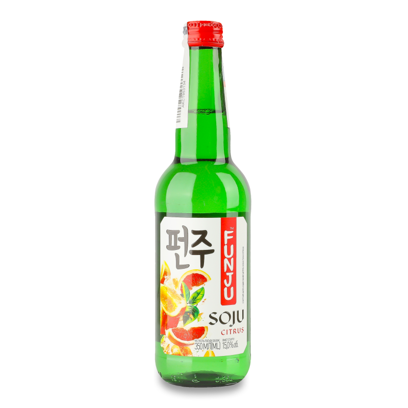 Напій спиртний Soju Цитрус 15% 350мл скло Funju