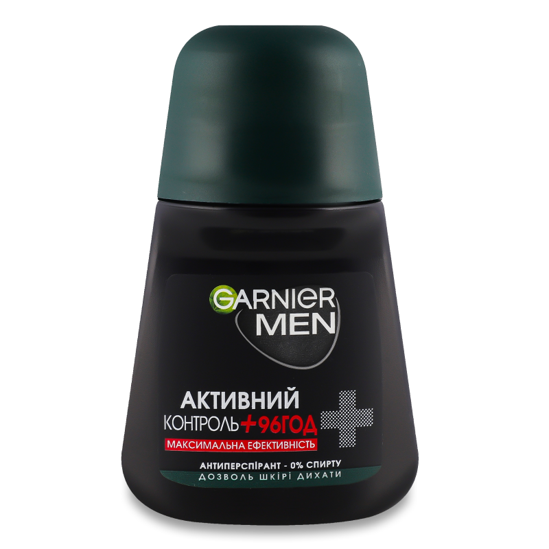 Антиперспірант Активний контроль+ Максимальний захист д/чутливої шкіри д/чоловіків кульковий 50мл Garnier
