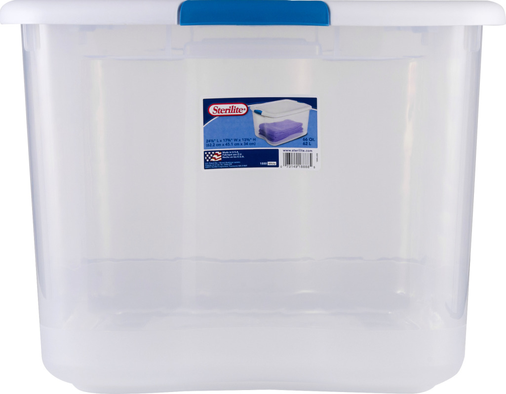 Sterilite Latch Box 66 Qt. White Sterilite(73149188885) customers