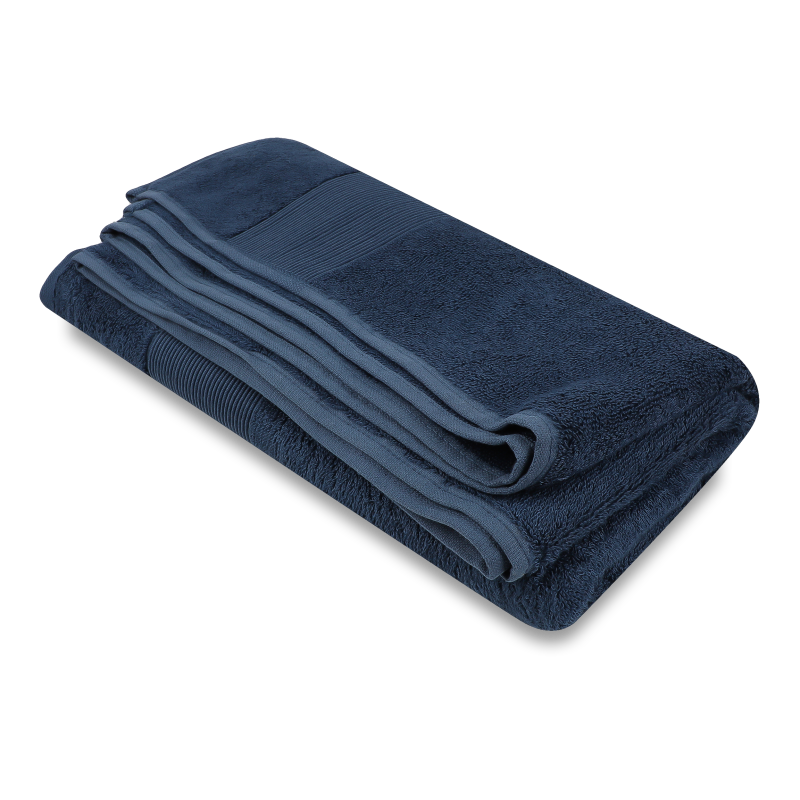 Рушник Анілтекс темно-синій 70*140см 1шт Anilsan