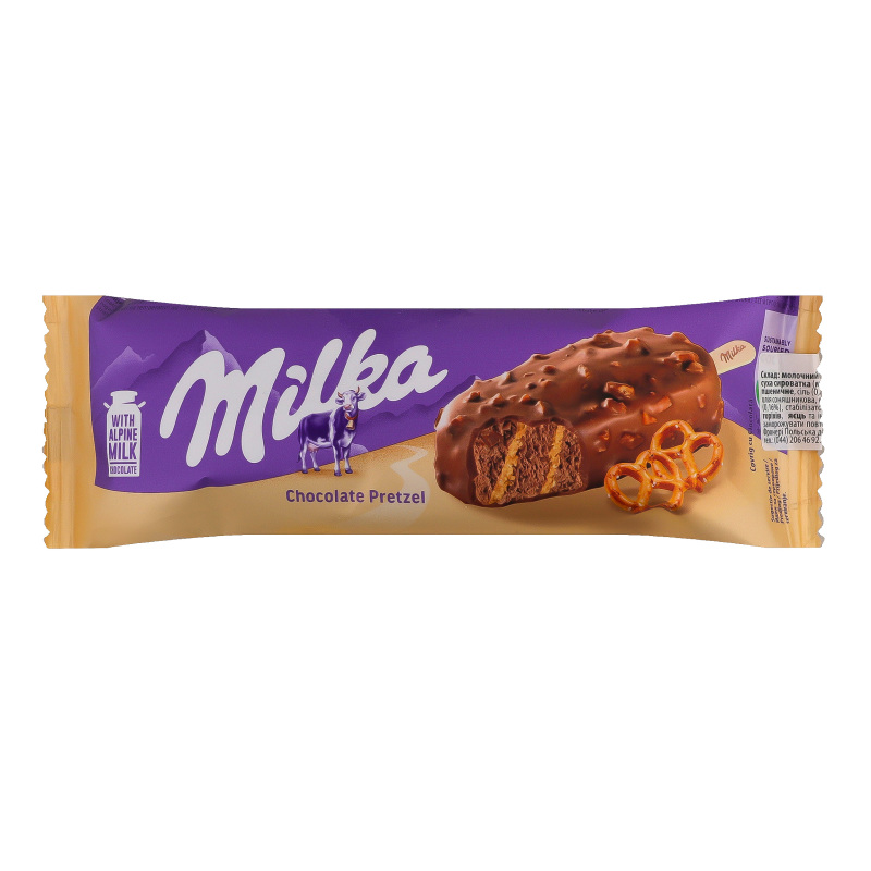 milkyさん専用 Морозиво на паличці Chocolate Pretzel Milka м/у 67г Milka