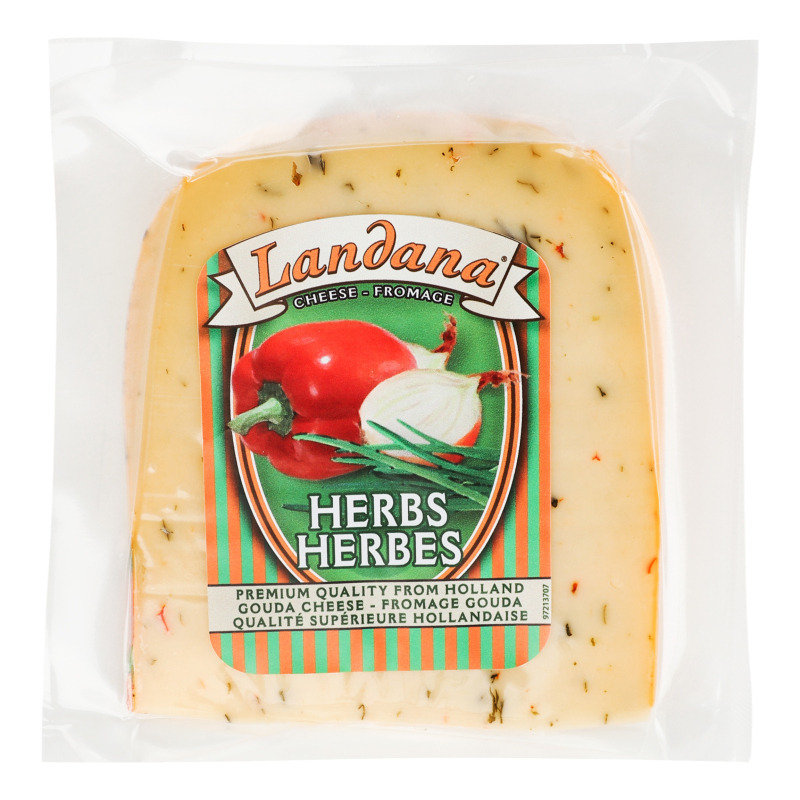 Сир 50% твердий з травами Landana кг