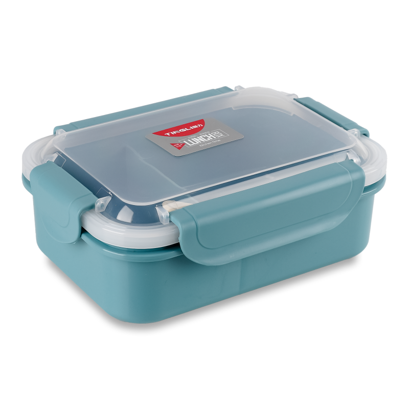 Ланчбокс 900мл з приборами KYYW359