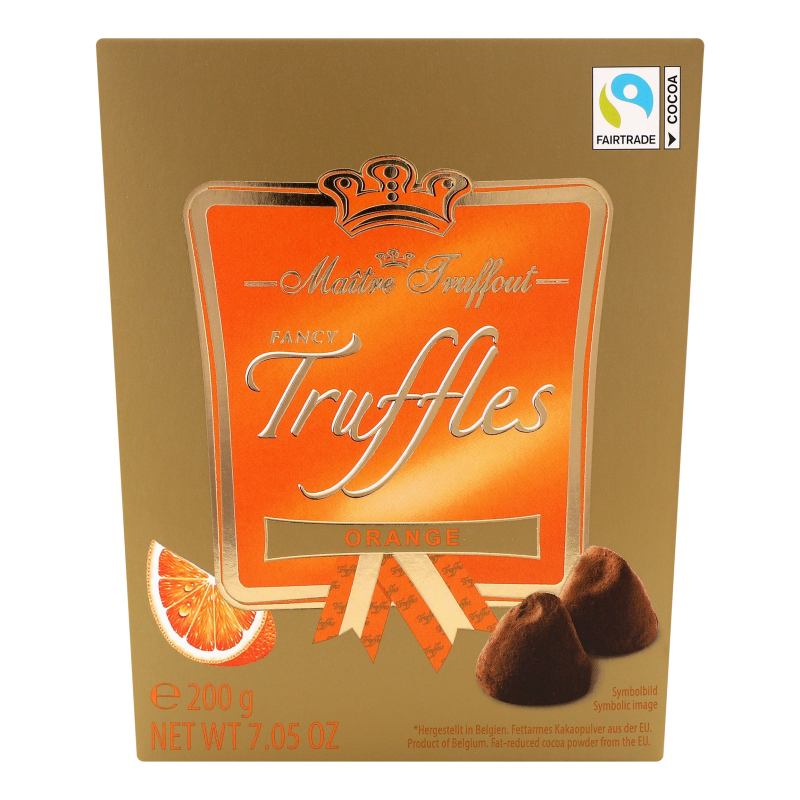 Цукерки Orange Fancy truffles Maitre Truffout к/у