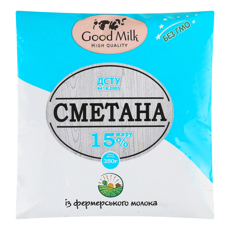 Сметана 15% Good Milk м/у