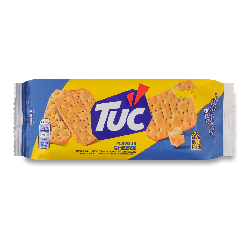 Крекер солоний з смаком сиру 100г Тук