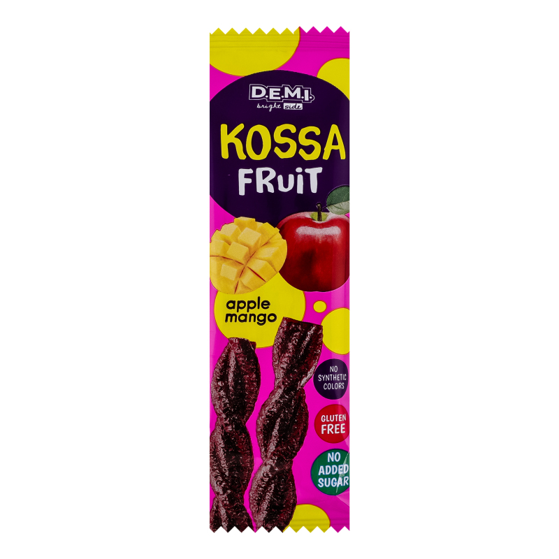 Пастила фруктова Apple-mango Kossa Fruit D.E.M.I. м/у