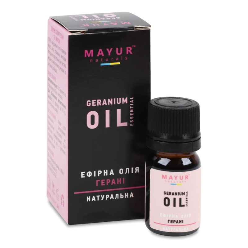 Олія ефірна Герані 5мл Маюр