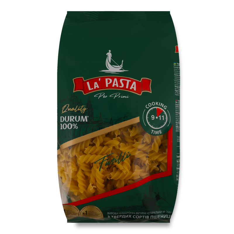 Вироби макаронні Спіральки 400г La’Pasta Per Primi