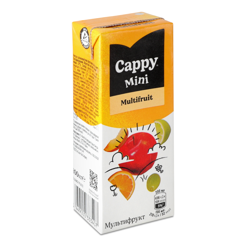 Нектар Mini Мультифрукт 200мл т/п Cappy