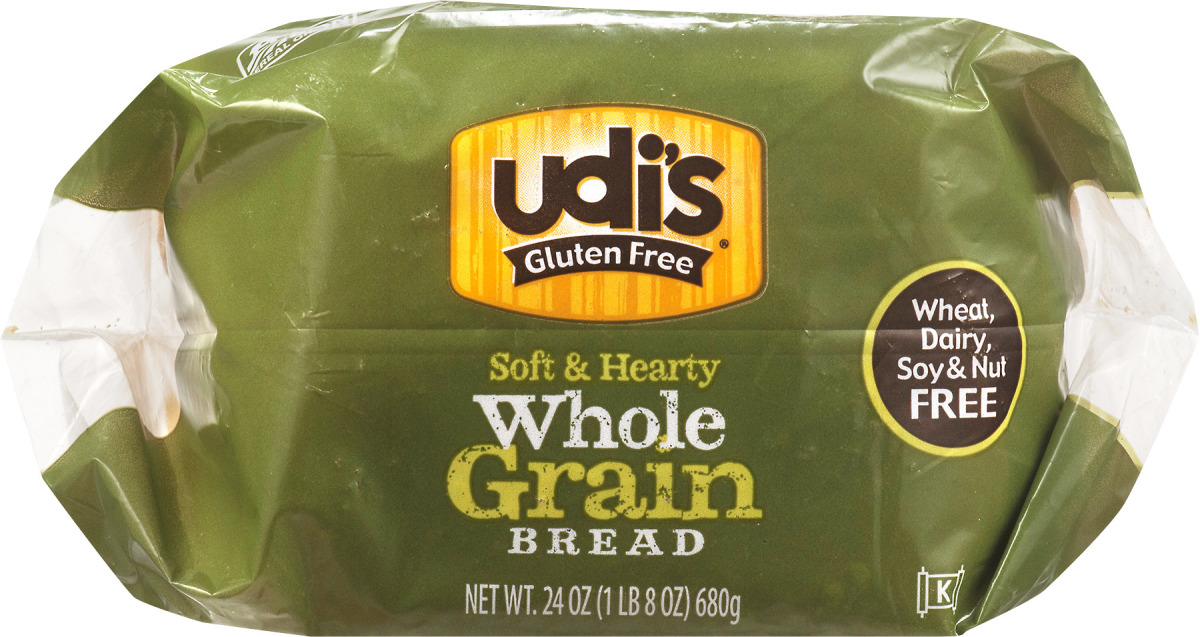 Udi's Gluten Free Soft & Hearty Whole Grain Bread Udi's(698997809302 ...