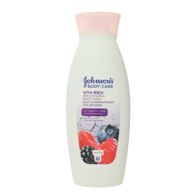 Гель для душа восстанавливающий с экстрактом малины Body Care Jonson's ...